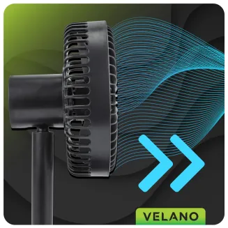 WENTYLATOR BIURKOWY akumulatorowy 2000mAh VELWEBS0009 - 11