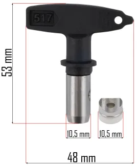 DYSZA DO AGREGATU MALARSKIEGO PM-PDM-1200/1500M-D517 - 7