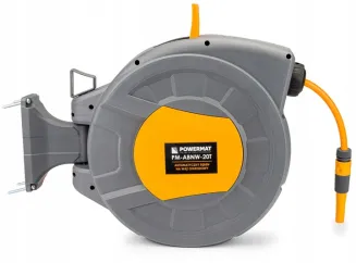 AUTOMATYCZNY BĘBEN ZWIJACZ NA WĄŻ OGRODOWY NAŚCIENNY ZWIJAK 1/2 20m PM-ABNW-20M - 9