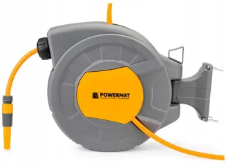 AUTOMATYCZNY BĘBEN ZWIJACZ NA WĄŻ OGRODOWY NAŚCIENNY ZWIJAK 1/2 20m PM-ABNW-20M