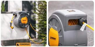 AUTOMATYCZNY BĘBEN ZWIJACZ NA WĄŻ OGRODOWY NAŚCIENNY ZWIJAK 1/2 20m PM-ABNW-20M - 13