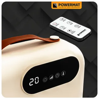 GRZEJNIK TERMOWENTYLATOR ELEKTRYCZNY FARELKA PIONOWY POZIOMY TERMOSTAT LCD 2kw Pilot PM-TWE-2000D-LCD - 15