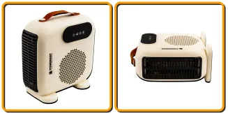 GRZEJNIK TERMOWENTYLATOR ELEKTRYCZNY FARELKA PIONOWY POZIOMY TERMOSTAT LCD 2kw Pilot PM-TWE-2000D-LCD - 17