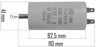 KONDENSATOR DO KOMPRESORA PM-KO-24T-KN - 2