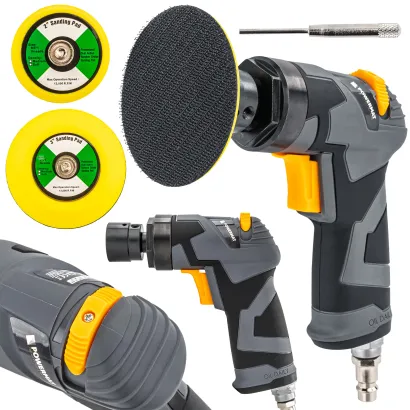 SZLIFIERKA MIMOŚRODOWA POLERKA PNEUMATYCZNA KĄTOWA 1/4" 6BAR 20000 OBR./MIN PM-PSMO-75T