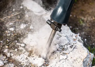 MŁOT WYBURZENIOWY UDAROWY DO KUCIA 45J HEX 3000W WALIZKA DŁUTA ZESTAW PM-MWB-3000