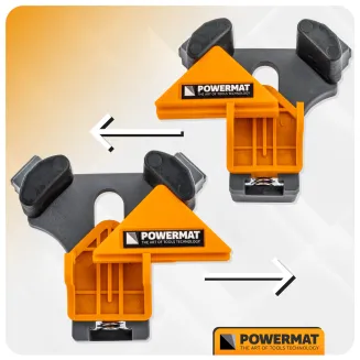 ŚCISKI STOLARSKIE NAROŻNIKOWE 90° KĄTOWE MONTAŻOWE UCHWYTY ZESTAW 4 SZTUKI PM-SNK-522T - 8