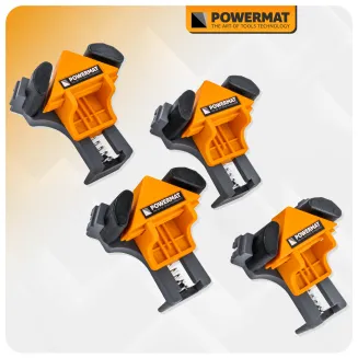 ŚCISKI STOLARSKIE NAROŻNIKOWE 90° KĄTOWE MONTAŻOWE UCHWYTY ZESTAW 4 SZTUKI PM-SNK-522T - 11