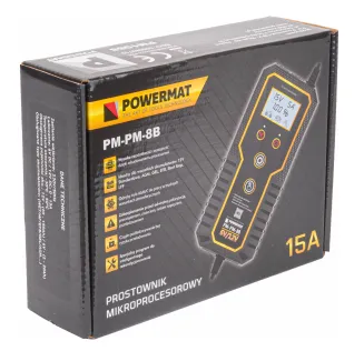 Prostownik mikroprocesorowy akumulatorowy 6/12V PM-PM-8B - 7