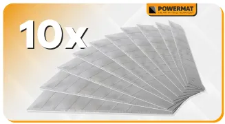 OSTRZA WYMIENNE 10 SZT. WKŁADY ZAPASOWE ŁAMANE PM-ONT-18T - 7