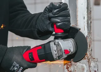 SZLIFIERKA KĄTOWA AKUMULATOROWA BEZSZCZOTKOWA DIAX KĄTÓWKA 2 X AKU 10 TARCZ  RTSZK0140 - 6