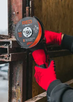 SZLIFIERKA KĄTOWA AKUMULATOROWA BEZSZCZOTKOWA DIAX KĄTÓWKA 2 X AKU 10 TARCZ  RTSZK0140 - 13