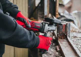 SZLIFIERKA KĄTOWA AKUMULATOROWA BEZSZCZOTKOWA DIAX KĄTÓWKA 2 X AKU 10 TARCZ  RTSZK0140 - 14