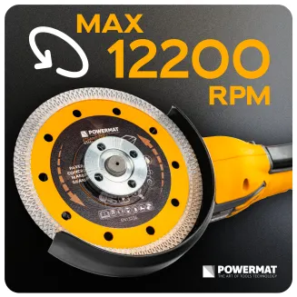 TARCZA DIAMENTOWA 125MM 1,4MM DO BETONU GRESU CERAMIKI BRUKU OTWÓR 22,2MM PM-TDCS-1257T - 8