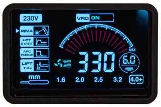 Spawarka inwertorowa 330A IGBT PM-IMGT-330S LCD - 12