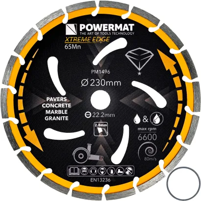 TARCZA DIAMENTOWA SEGMENTOWA 230MM PM-TDCS-2302T