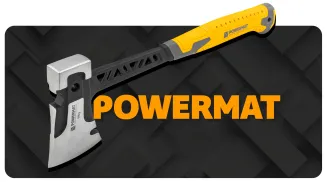 SIEKIERA CIESIELSKA 3W1 KUTA HARTOWANA STAL MŁOTEK KLUCZ MONOBLOK 910G PM-AX-600-910T - 12