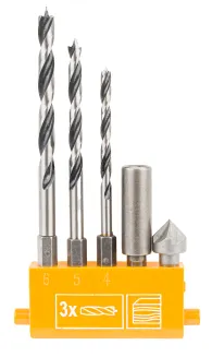 Zestaw wierteł i bitów do betonu i drewna 41 elementów PM-ZWB-41SU - 12