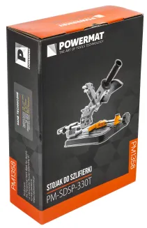 STOJAK DO SZLIFIERKI KĄTOWEJ Z POSUWEM STATYW UCHWYT MOCOWANIE 115-125 MM PM-SDSP-330T - 14