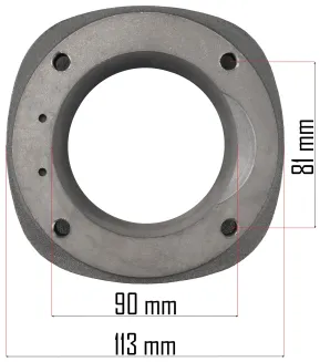 CYLINDER SPRĘŻARKI DO KOMPRESORA OSŁONA TŁOK 90mm PM-KO-300T-400V-CY - 3