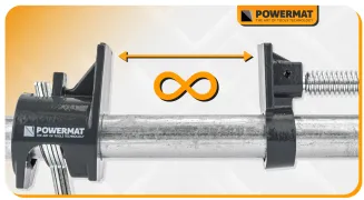 ŚCISK STOLARSKI RUROWY ZACISK BEZKOŃCOWY 3/4