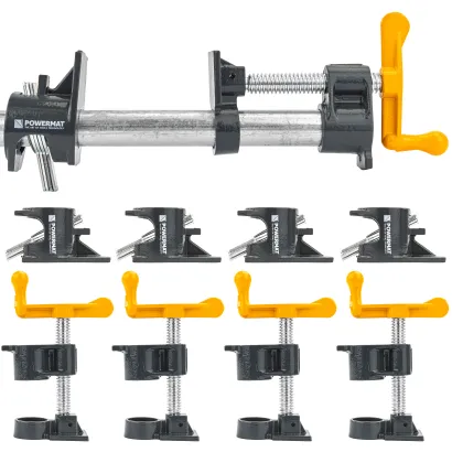 ŚCISK STOLARSKI RUROWY ZACISK BEZKOŃCOWY 3/4" METALOWY ZESTAW 4 SZTUK PM-SSR-50TN