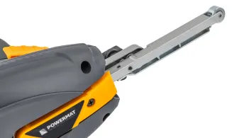 SZLIFIERKA TAŚMOWA PALCOWA 400W 900-1400M/MIN ZESTAW 3 PROWADNICE WALIZKA PM-STP-400T - 3