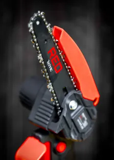 PIŁA ŁAŃCUCHOWA AKUMULATOROWA GAŁĘZIÓWKA 21V RED TECHNIC RTMPA0064 - 6