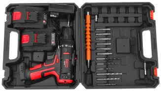 WIERTARKO WKRĘTARKA AKUMULATOROWA 21V MOCNA WKRĘTAK ZAKRĘTARKA 2xAKU RTWA0075 - 11