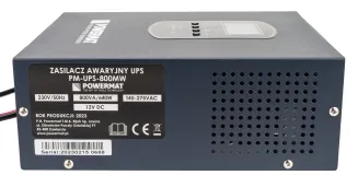 Zasilacz Awaryjny UPS LCD 800VA 500W Przetwornica PM-UPS-800MW - 5