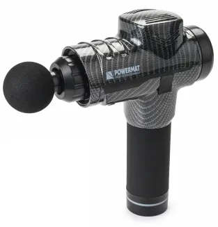 Masażer wibracyjny pistolet PM-MAS-1800BLM + 6 końcówek - 2