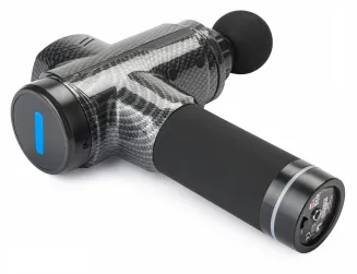 Masażer wibracyjny pistolet PM-MAS-1800BLM + 6 końcówek - 4