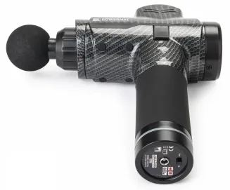 Masażer wibracyjny pistolet PM-MAS-1800BLM + 6 końcówek - 5