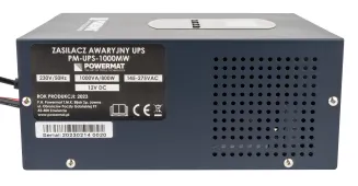 Zasilacz Awaryjny UPS LCD 1000VA 800W Przetwornica PM-UPS-1000MW - 4