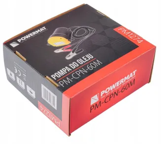 Pompa Pompka Do Spuszczania PALIWA Ropy Oleju Samozasysająca 12V 5l/min Wąż PM-CPN-60M - 10