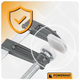 ŚCISK STOLARSKI ŚRUBOWY ZACISK 150x50 MM TYP F PM-SSS-6T - 12