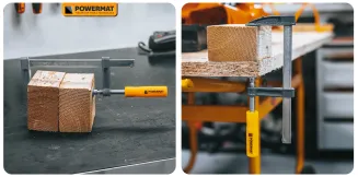 ŚCISK STOLARSKI ŚRUBOWY ZACISK 150x50 MM TYP F PM-SSS-6T - 15