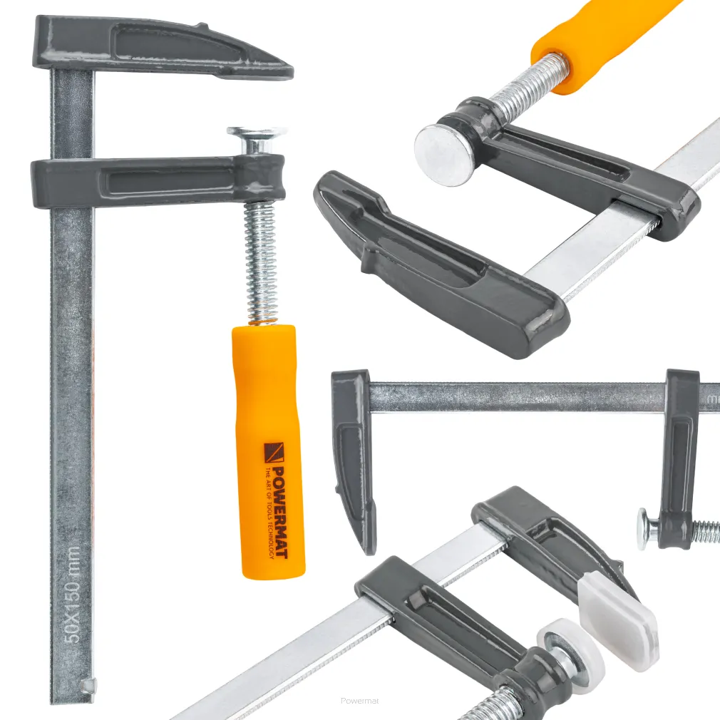 ŚCISK STOLARSKI ŚRUBOWY ZACISK 150x50 MM TYP F PM-SSS-6T