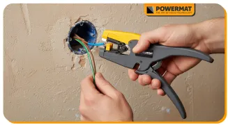 ŚCIĄGACZ DO IZOLACJI KABLI PRZEWODÓW SZCZYPCE 0,03-10mm2 2w1 PM-SI-1T - 10