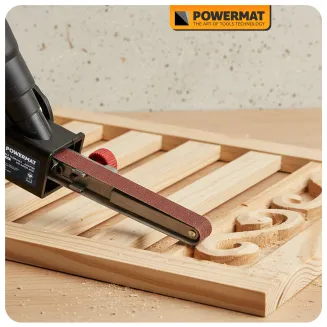 SZLIFIERKA TAŚMOWA PALCOWA PRZYSTAWKA ADAPTER DO SZLIFIERKI KĄTOWEJ M14 PM-ASTDS-452T - 15