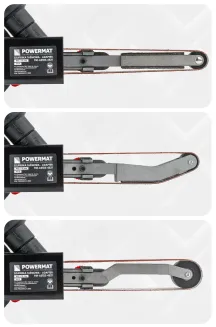 SZLIFIERKA TAŚMOWA PALCOWA PRZYSTAWKA ADAPTER DO SZLIFIERKI KĄTOWEJ M14 PM-ASTDS-452T - 17