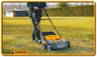 AERATOR WERTYKULATOR ELEKTRYCZNY 3w1 2550W Z KOSZEM PM-AEW-2550M - 13