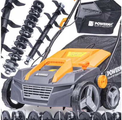 AERATOR WERTYKULATOR ELEKTRYCZNY 3w1 2550W Z KOSZEM PM-AEW-2550M