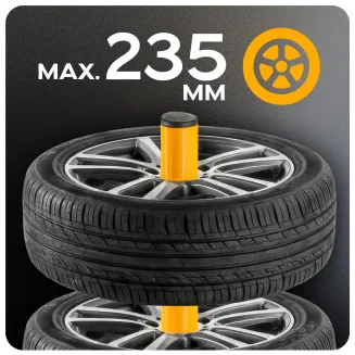 MOBILNY STOJAK NA KOŁA OPONY FELGI 4SZT PM-MSNK-235T - 11