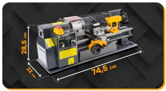 TOKARKA DO METALU PM-MTM-550T - 13