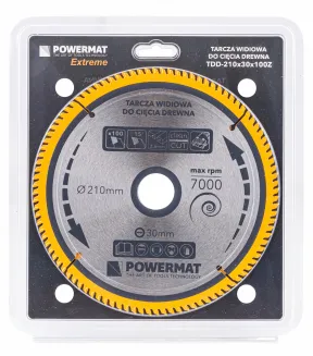 Tarcza widiowa do drewna 210x30 100z TDD-210x30x100Z - 4