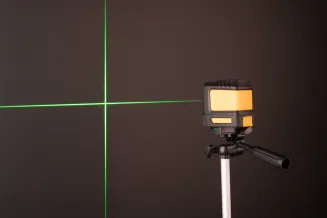 Poziomica laserowa / laser krzyżowy PM-PLK-120GT + statyw i futerał - 12