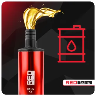 POMPKA POMPA DO SPUSZCZANIA PALIWA OLEJU WODY ROPY ELEKTRYCZNA 12V 40L/MIN RTPDO0144 - 11