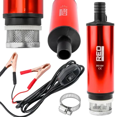 POMPKA POMPA DO SPUSZCZANIA PALIWA OLEJU WODY ROPY ELEKTRYCZNA 12V 40L/MIN RTPDO0144