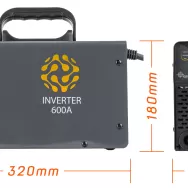 Prostownik AKUMULATOROWY Inwertorowy z Rozruchem 600A 12/24 V Ładowarka 80A PM-PI-600T